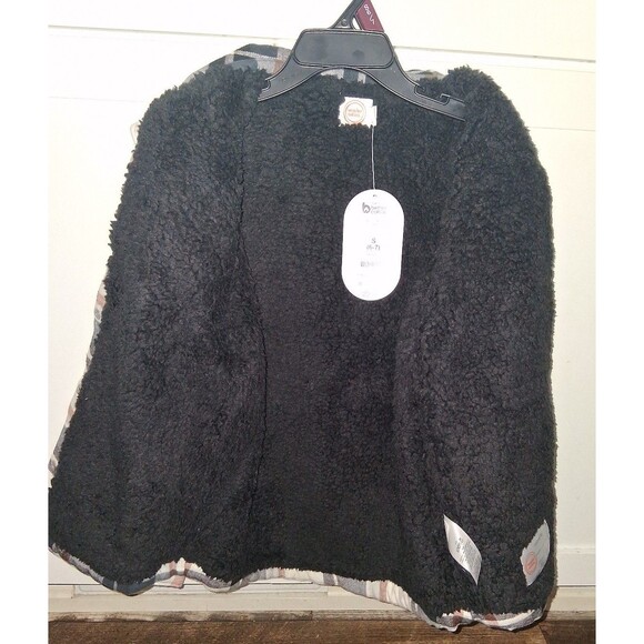 NEW! Wonder Nation Kids Plaid Sherpa Lined Snap Button Jacket, Size S (6/7) - Picture 6 of 9